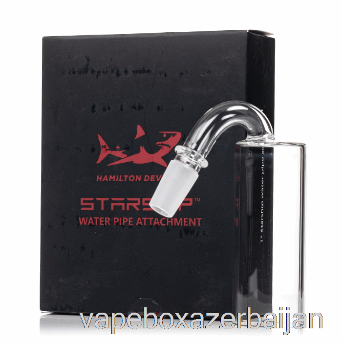 E-Juice Vape Hamilton Devices Starship Water Pipe Attachment Clear